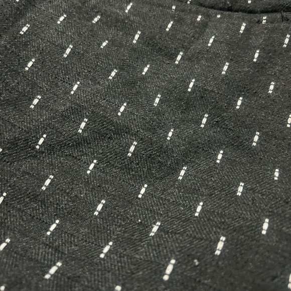 LOFT Black and White Patterned Cropped Pants - Picture 5 of 5